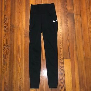 Black Nike long Dri-Fit leggings size XS